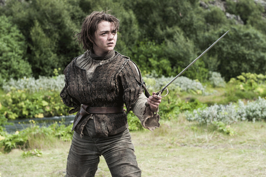 Arya Stark en Juego de Tronos.