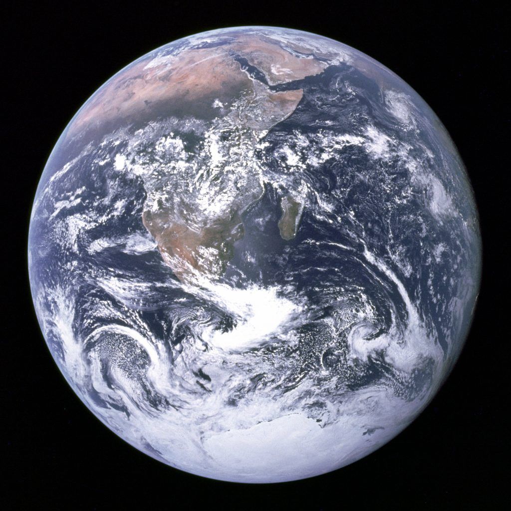 Image of the Earth taken from Apollo 17, 1972