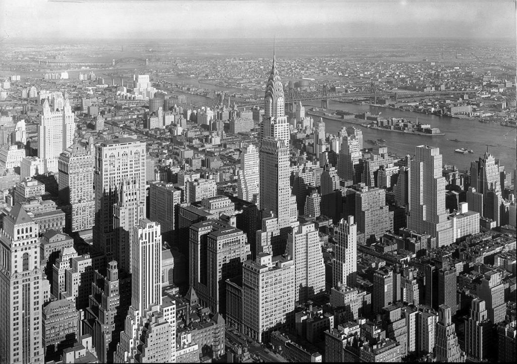 Vista de Nueva York, 1932. Samuel Gottscho