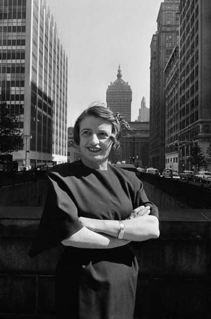 Ayn Rand en Nueva York, 1957. Fotógrafa: Allyn Baum
